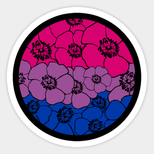 Bisexual Flowers Sticker